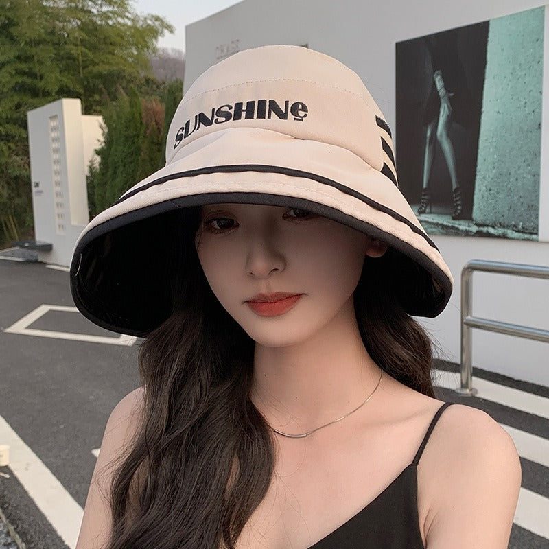 Fashion Vinyl Sun Protection Korean Sun Protection Sun Hat