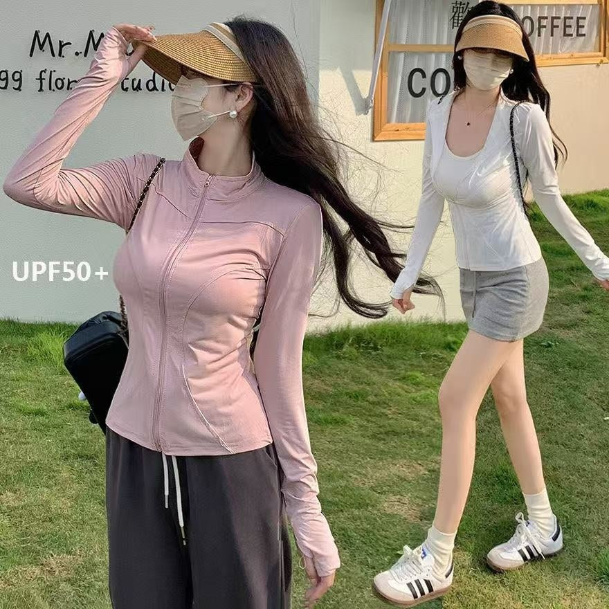 Spring And Autumn Leisure Hot Girls Wear Sportswear Sun Protection Clothing