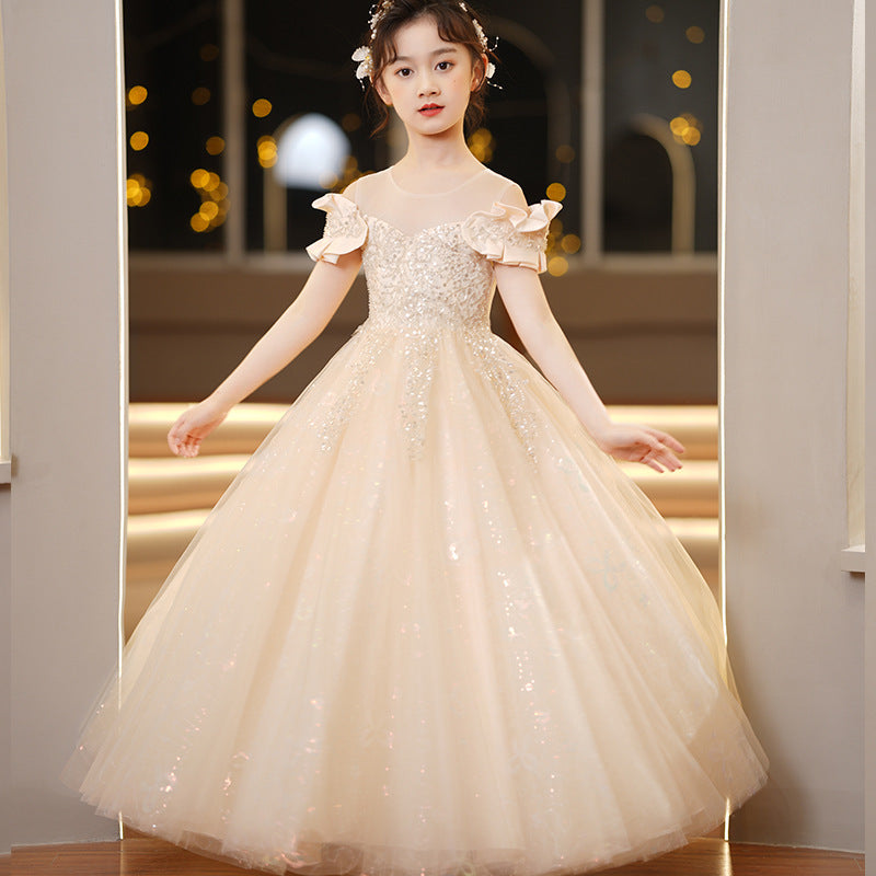 Spandex Princess Dress For Girls Tulle Tutu