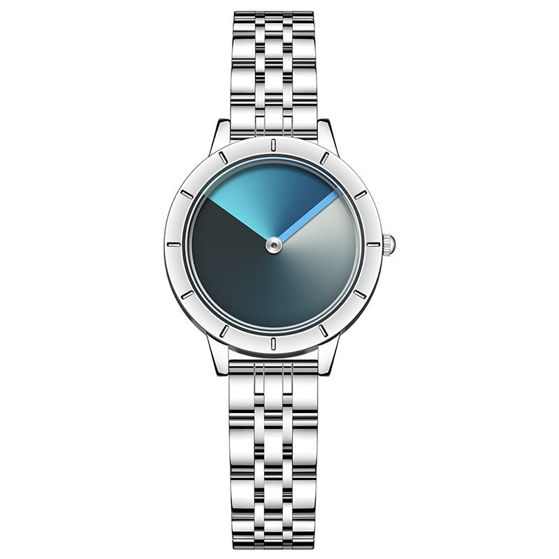 Women's Quartz Watch With Advanced Gradient Dial Fashion Design