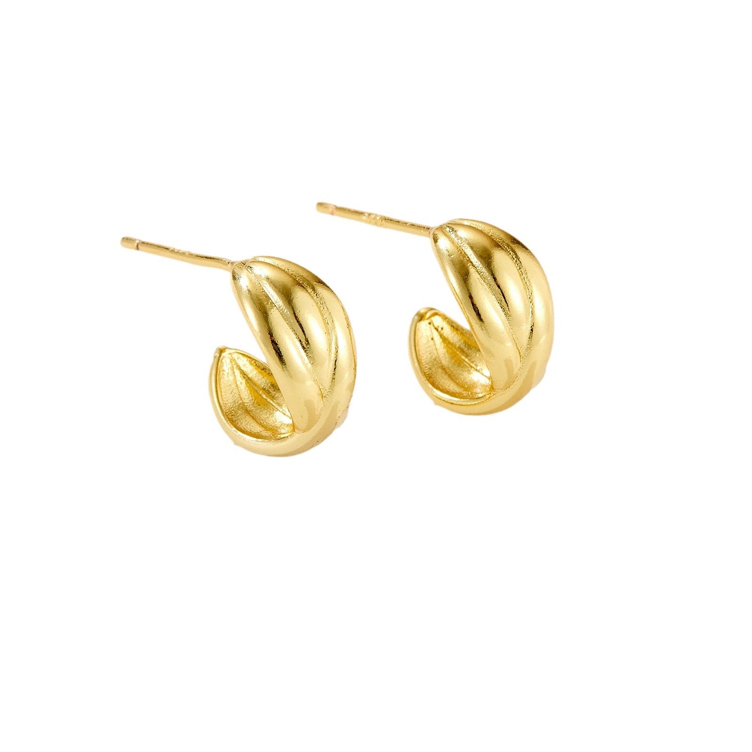 Korean Style Niche Design Earrings C- Ring Irregular