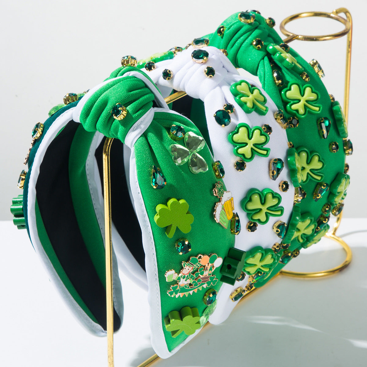 Diamond New Irish Green Hats Headband