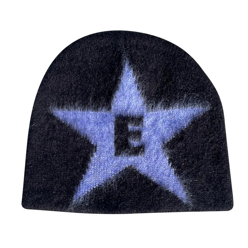 Jacquard Star Letters Hip Hop Hat