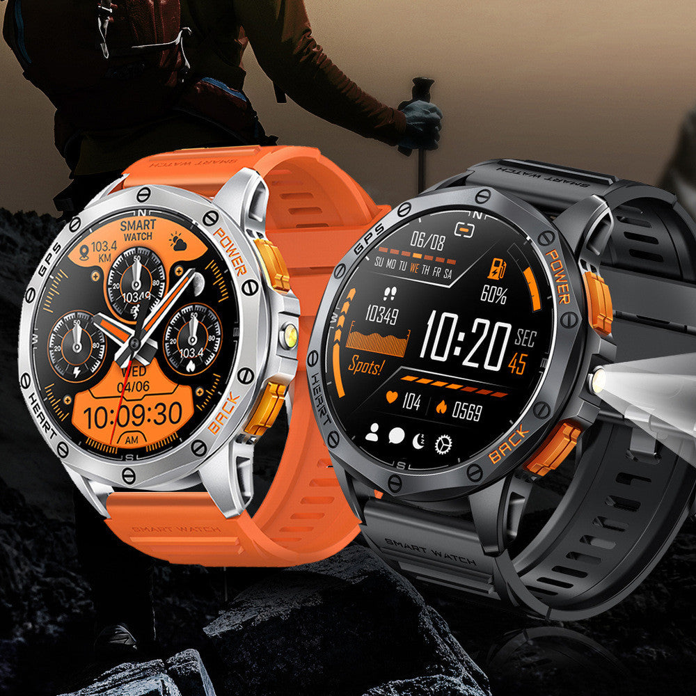 K67 Bluetooth Calling Compass AMOLED Smart Watch